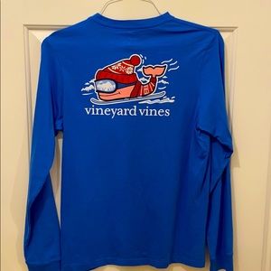 Vineyard Vines Skiing Whale XL children’s shirt!